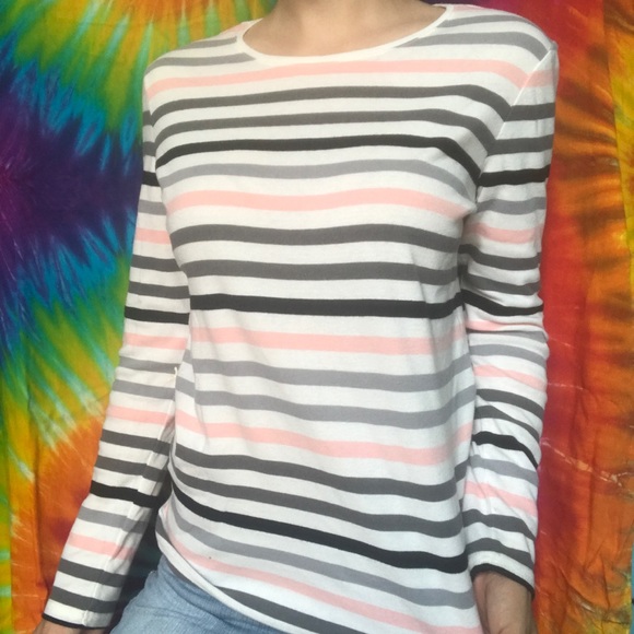 Croft & Barrow - Striped Long Sleeve Tee - Picture 1 of 3
